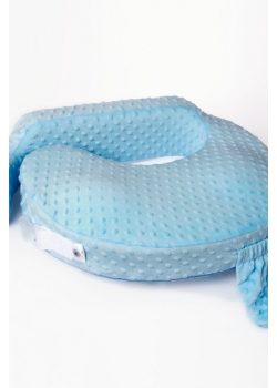 Подушка для кормления Loona эргономичная, Bubble голубой