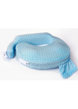 Подушка для кормления Loona эргономичная, Bubble голубой