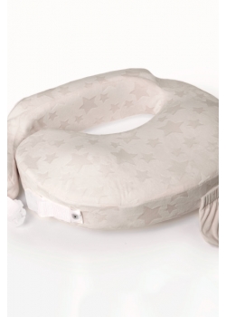 Подушка для кормления Loona эргономичная, Stars 3D экрю