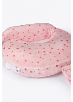 Подушка для кормления Loona эргономичная, Stars розовый