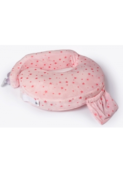 Подушка для кормления Loona эргономичная, Stars розовый