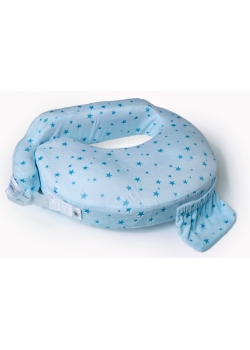 Подушка для кормления Loona эргономичная, Stars голубой