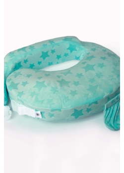 Подушка для кормления Loona эргономичная, stars 3D ментол