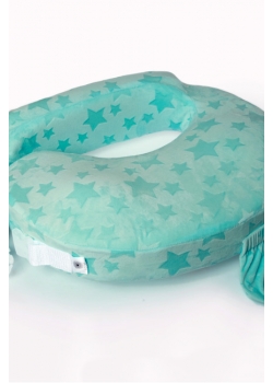 Подушка для кормления Loona эргономичная, stars 3D ментол