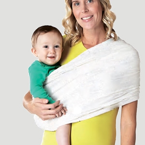 Инструкция к слингу без намотки Loona: положение на бедре