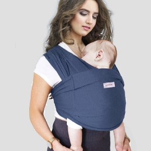 Инструкция к слингу без намотки Loona: положение "сердце к сердцу"