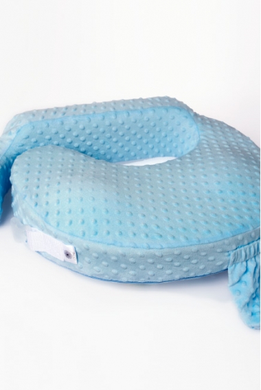 Подушка для кормления Loona эргономичная, Bubble голубой