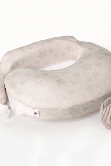 Подушка для кормления Loona эргономичная, Stars 3D экрю