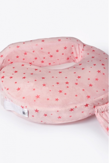 Подушка для кормления Loona эргономичная, Stars розовый