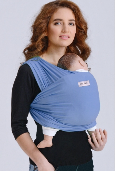 Слинг без намотки Loona для новорожденных, Cielo
